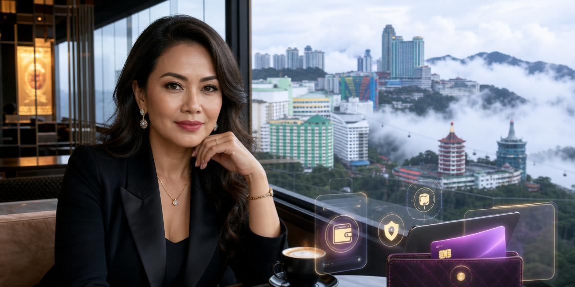 Pemain Malaysia melakukan deposit untuk permainan kasino di kawasan Genting Highlands
