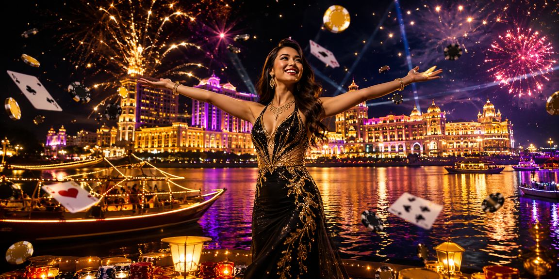 Suasana permainan poker dan jackpot bergaya Malaysia di Genting Highlands