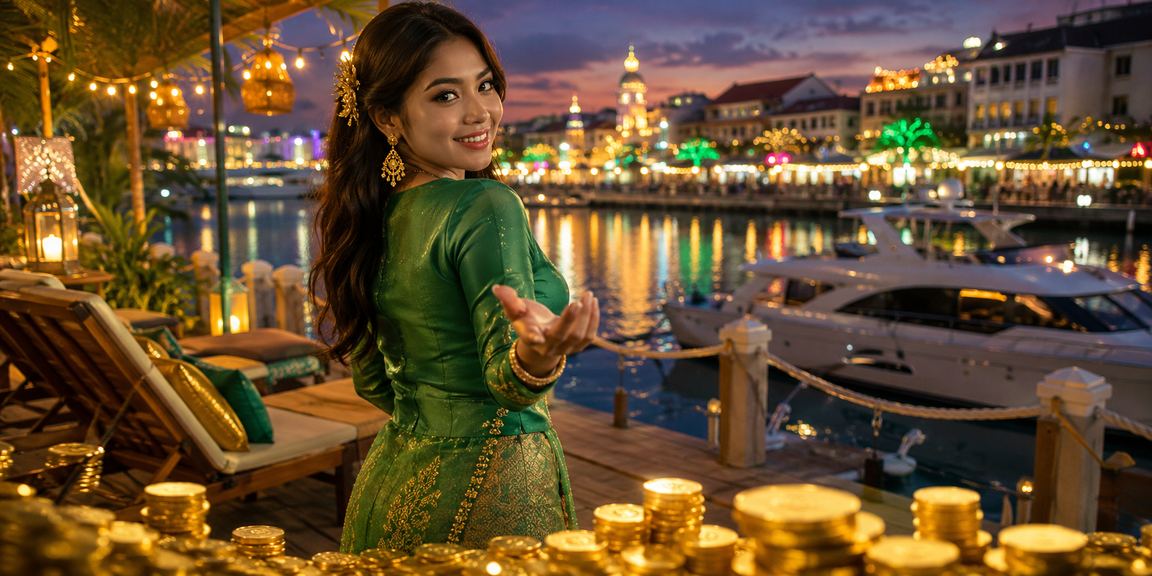 Suasana permainan kasino dan pertaruhan semasa Hari Raya di Melaka